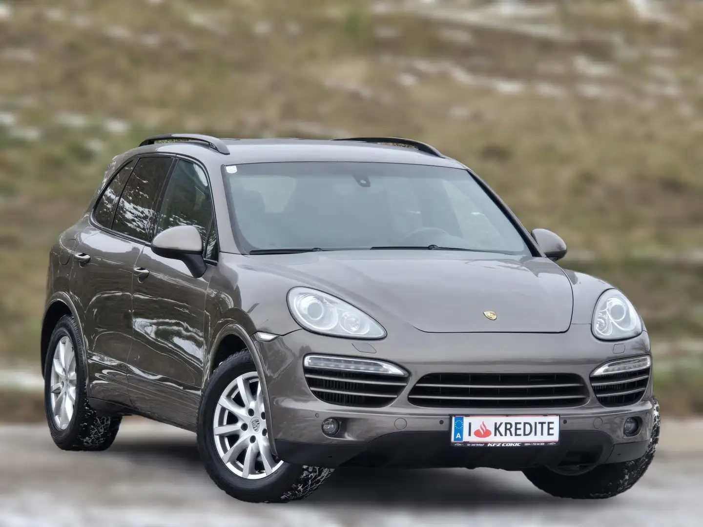 Porsche Cayenne Kredit* Automatik* Braun Leder* Navi- RFK*Gepflegt Braun - 2