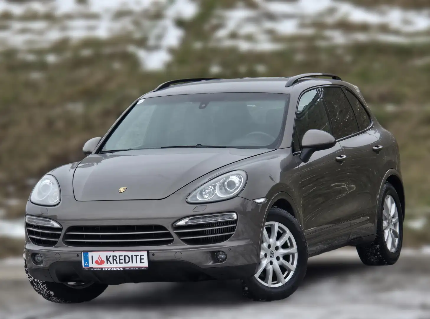 Porsche Cayenne Kredit* Automatik* Braun Leder* Navi- RFK*Gepflegt Braun - 1