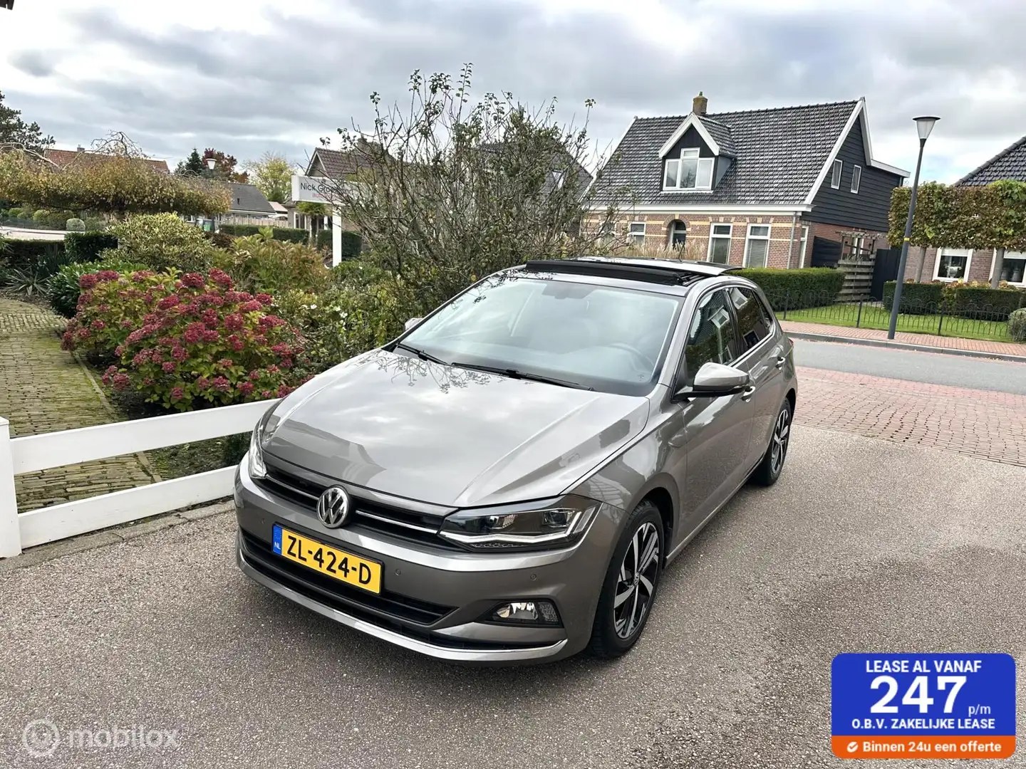 Volkswagen Polo 1.0 TSI HIGHLINE DSG AUTOMAAT PANORAMADAK CARPLAY Gris - 1