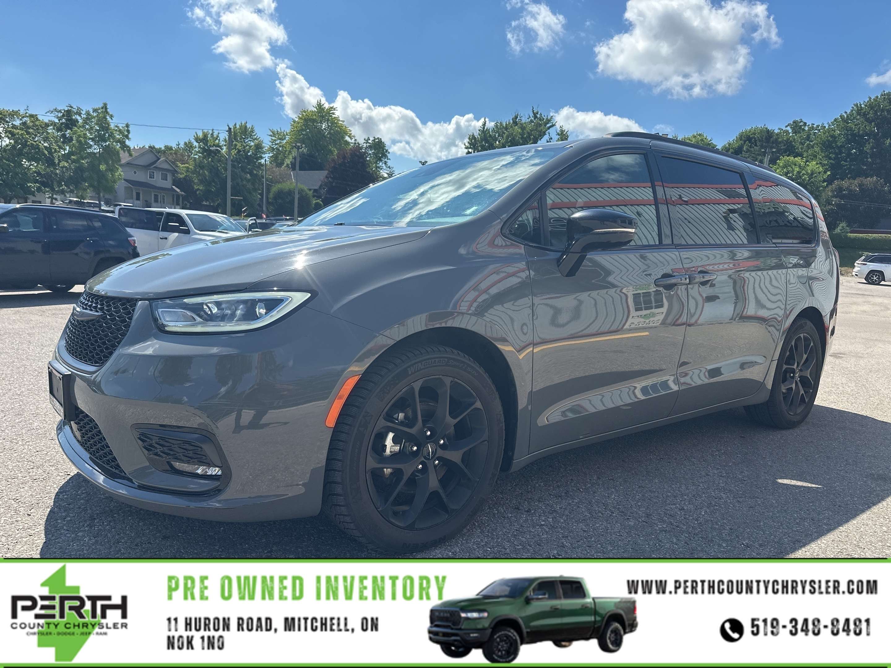 Gray 2025 Chrysler Pacifica Minivan Front-Wheel Drive 9-Speed Automatic