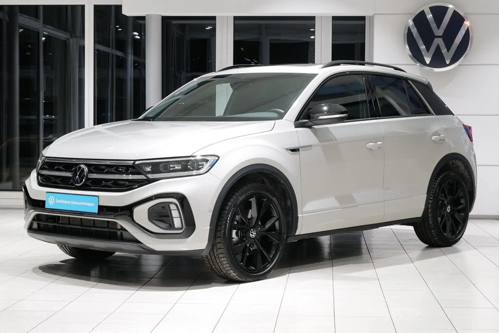 Volkswagen T-Roc 2.0TSI DSG 4M R-Line AHK Pano Leder Beats Matrix Grau - 1