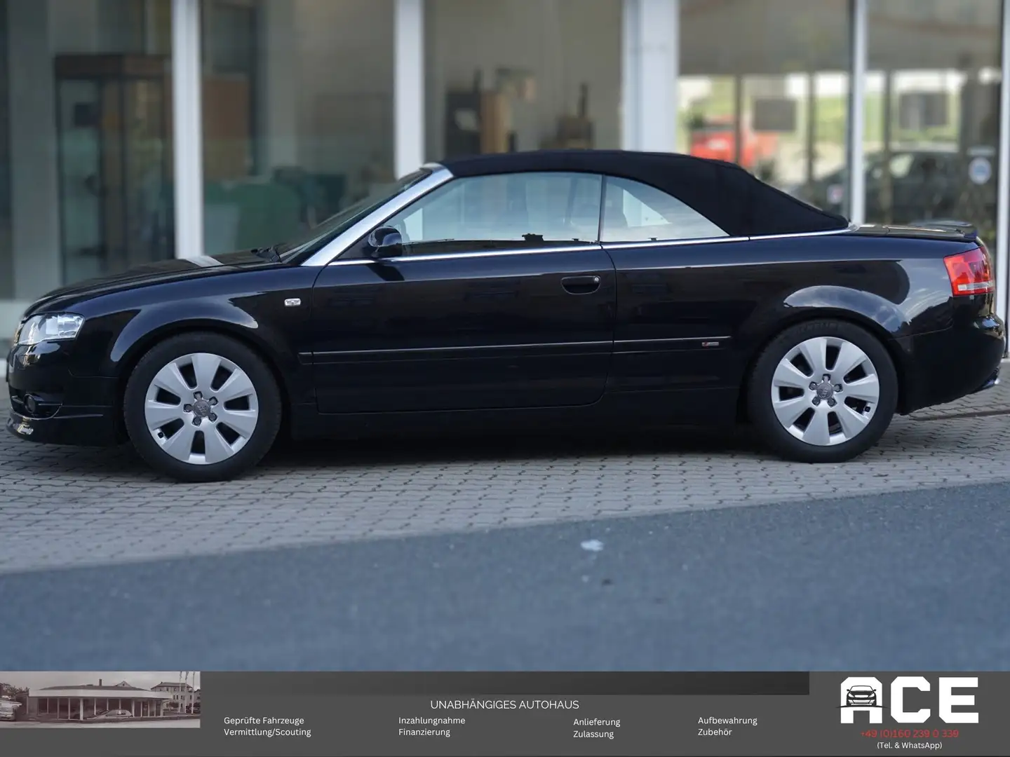Audi A4 Cabriolet 3.0 TDI DPF quattro Autom. S-Line Rieger Schwarz - 2