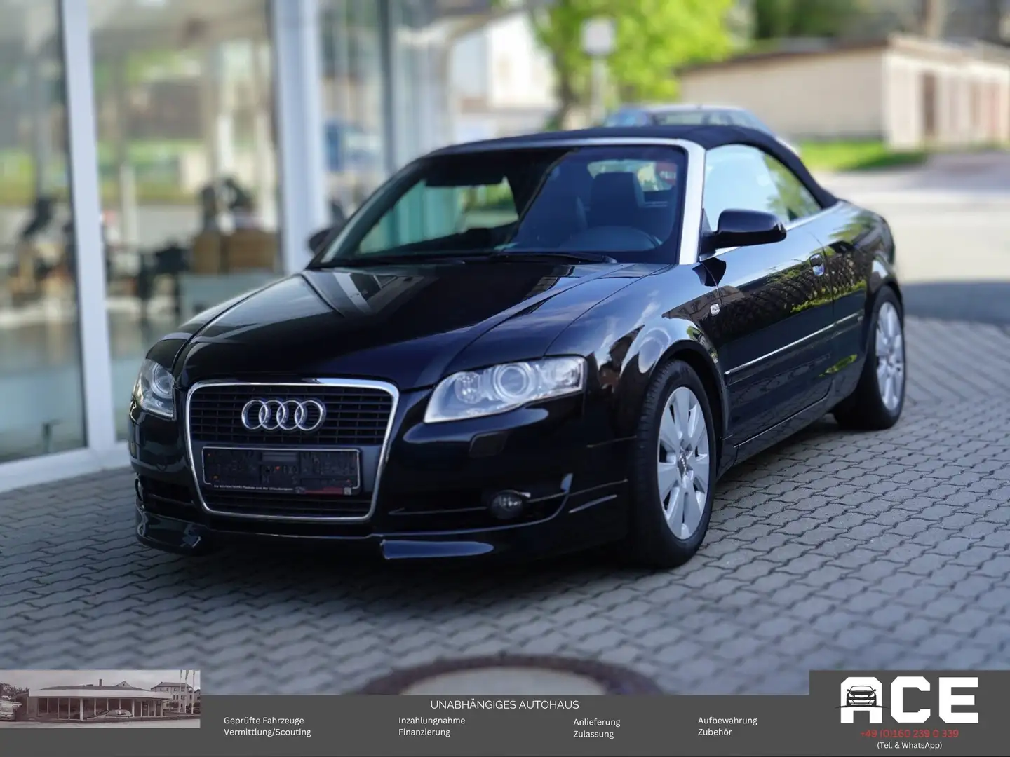 Audi A4 Cabriolet 3.0 TDI DPF quattro Autom. S-Line Rieger Schwarz - 1