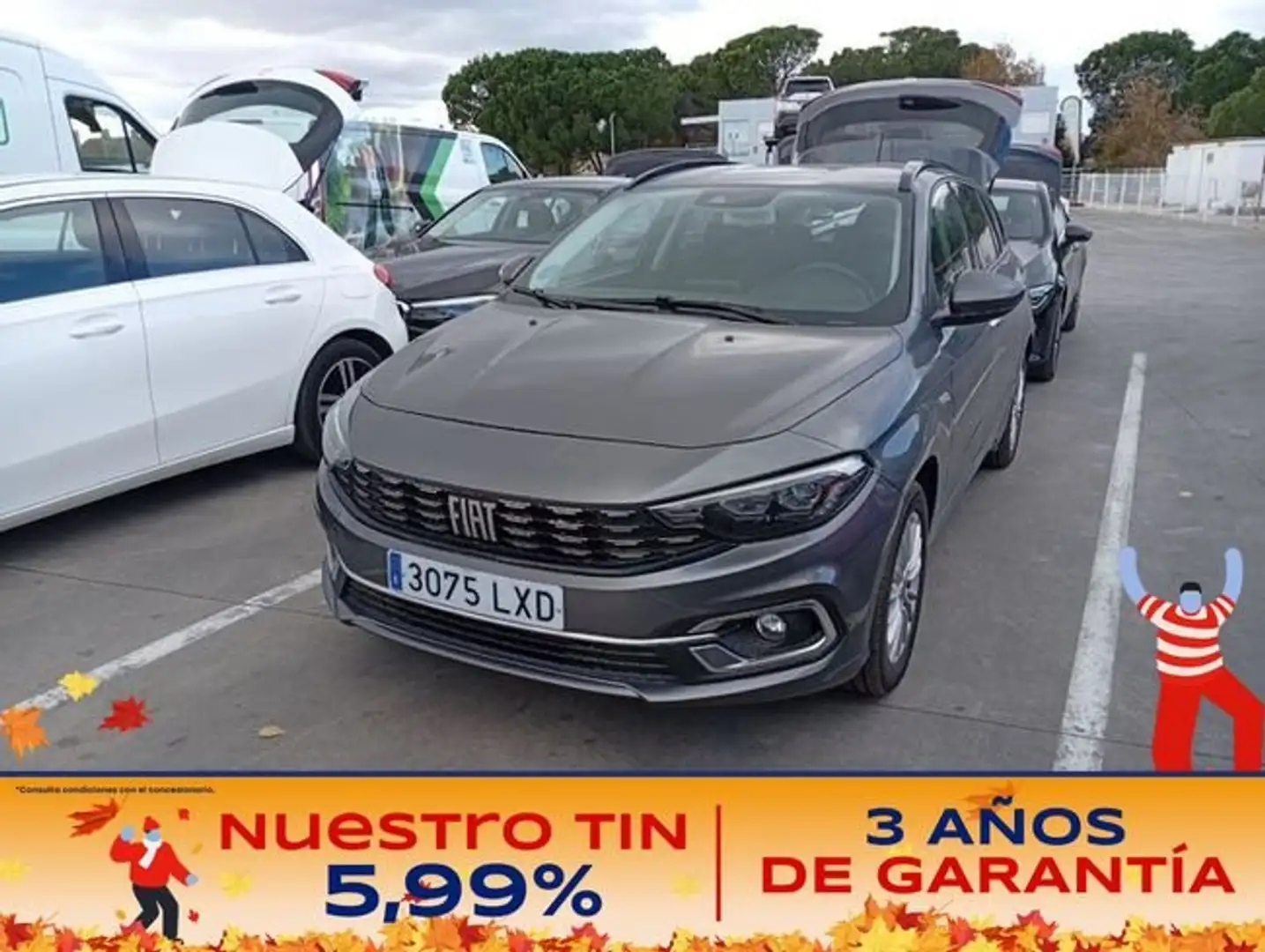Fiat Tipo SW 1.3 SDE 70kW (95CV) Gris - 1