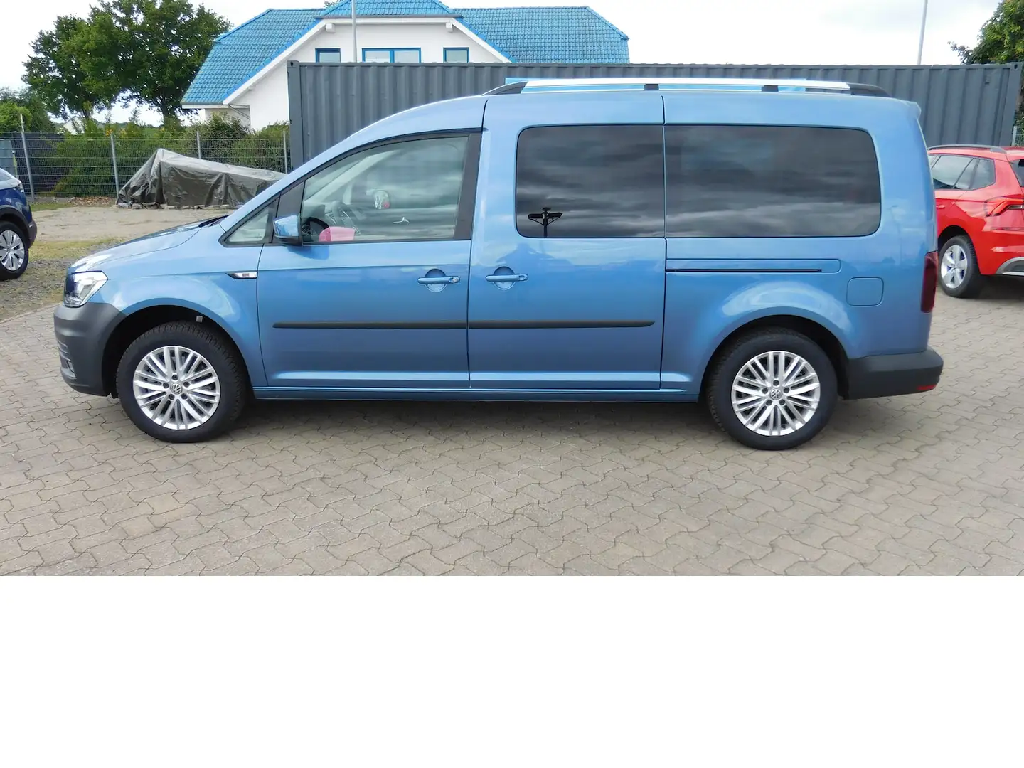 Volkswagen Caddy Maxi Abt-e Trendline 5Sitze DSG Klima Bleu - 1