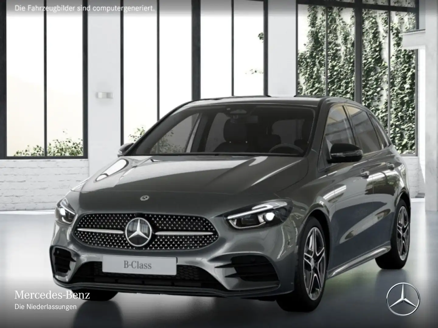 Mercedes-Benz B 200 AMG+NIGHT+PANO+360°+AHK+MULTIBEAM+TOTW+7G Gris - 2