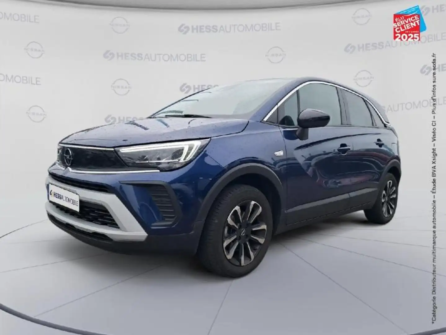 Opel Crossland 1.2 TURBO 130CH ELEGANCE BUSINESS BVA Blau - 1