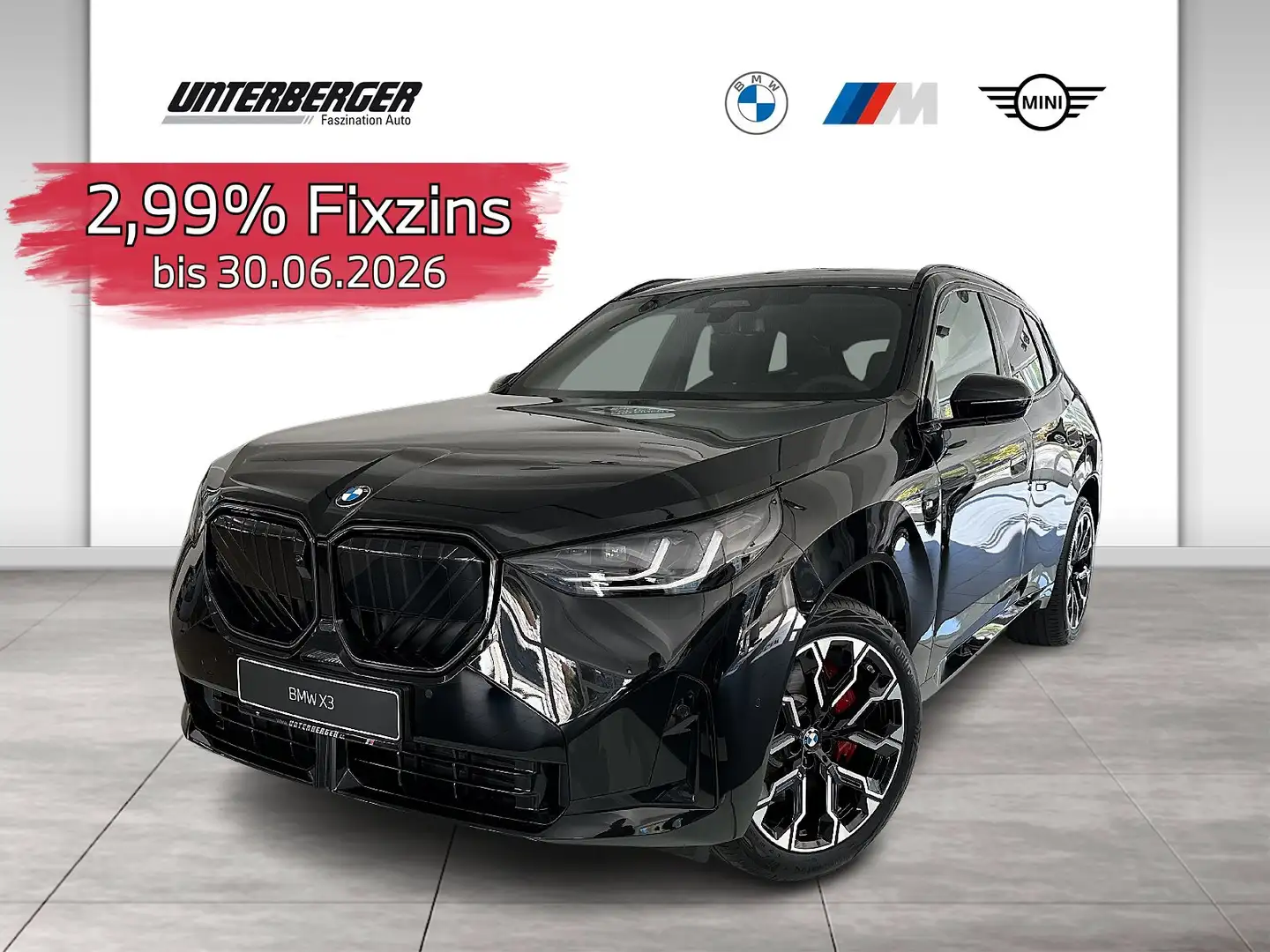 BMW X3 40d xDrive ZA Schwarz - 1