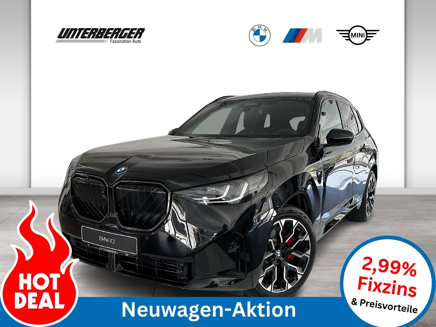 BMW X3 40d xDrive ZA Schwarz - 1
