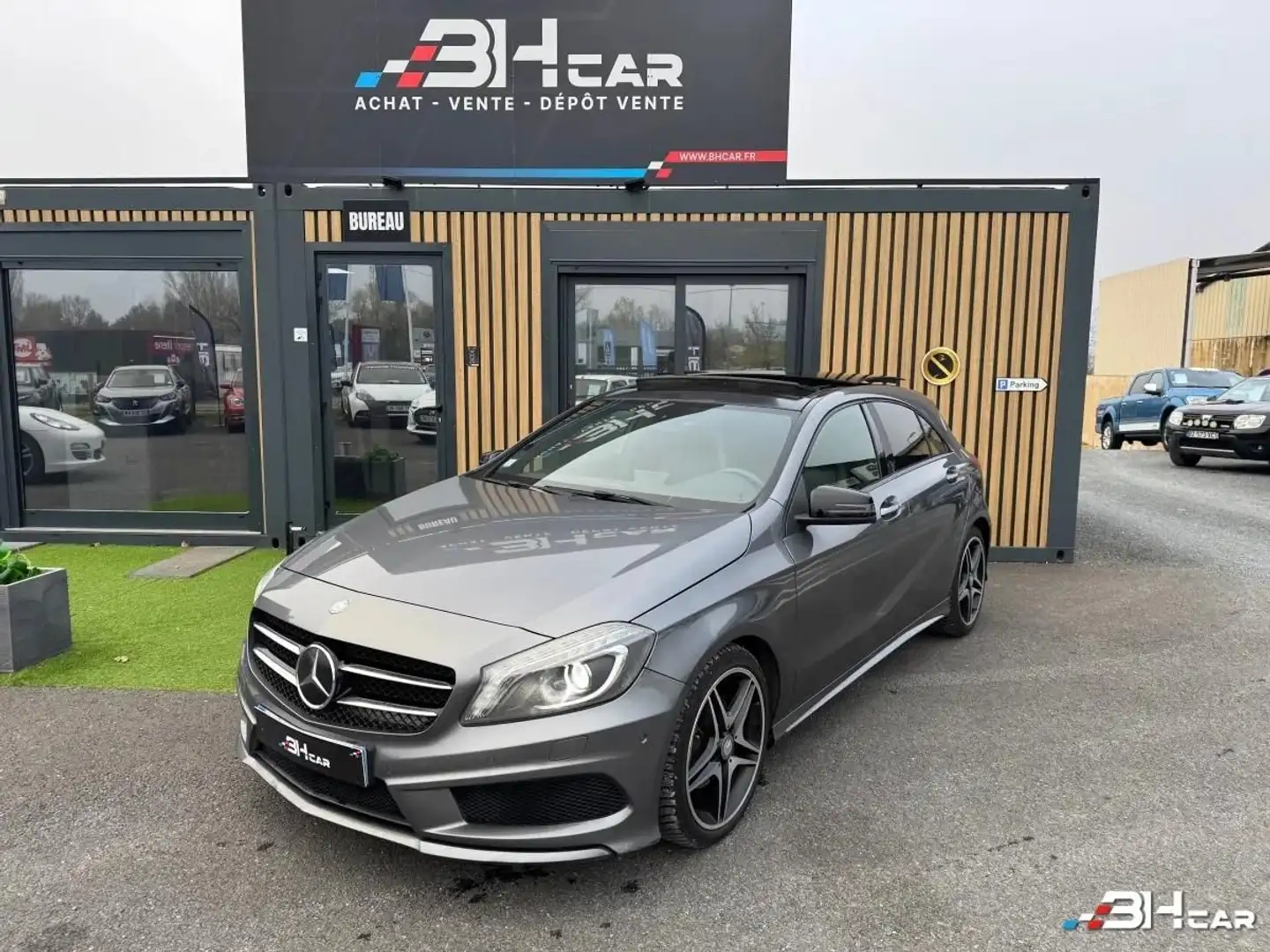 Mercedes-Benz A 200 200 CDI 136ch BLUEEFFICIENCY FASCINATION AMG 7G-DCT Gris - 2