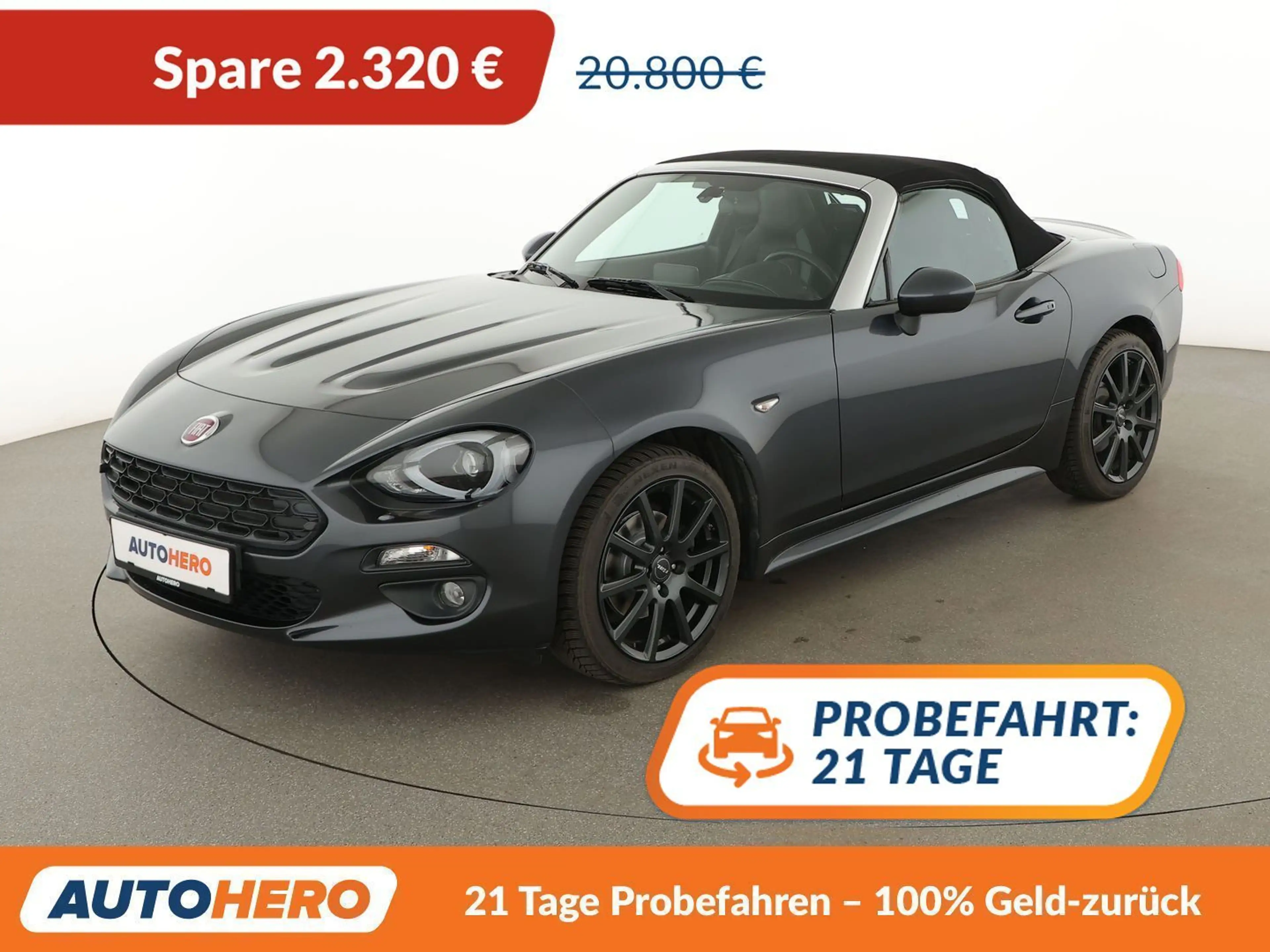 Fiat 124 Spider 1.4 Turbo Lusso Aut.*NAVI*LED*CABRIO*PDC*SHZ*