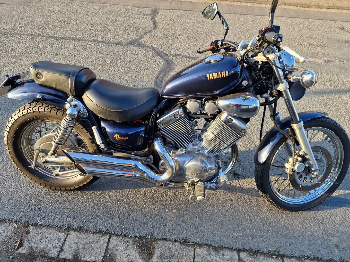 Yamaha XV 535 Virago Bleu - 1