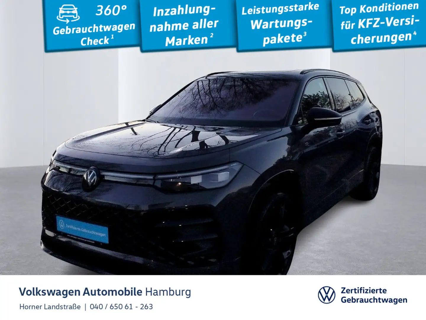 Volkswagen Tayron R-Line 2.0 TDI DSG Panoramadach CarPlay Grau - 1