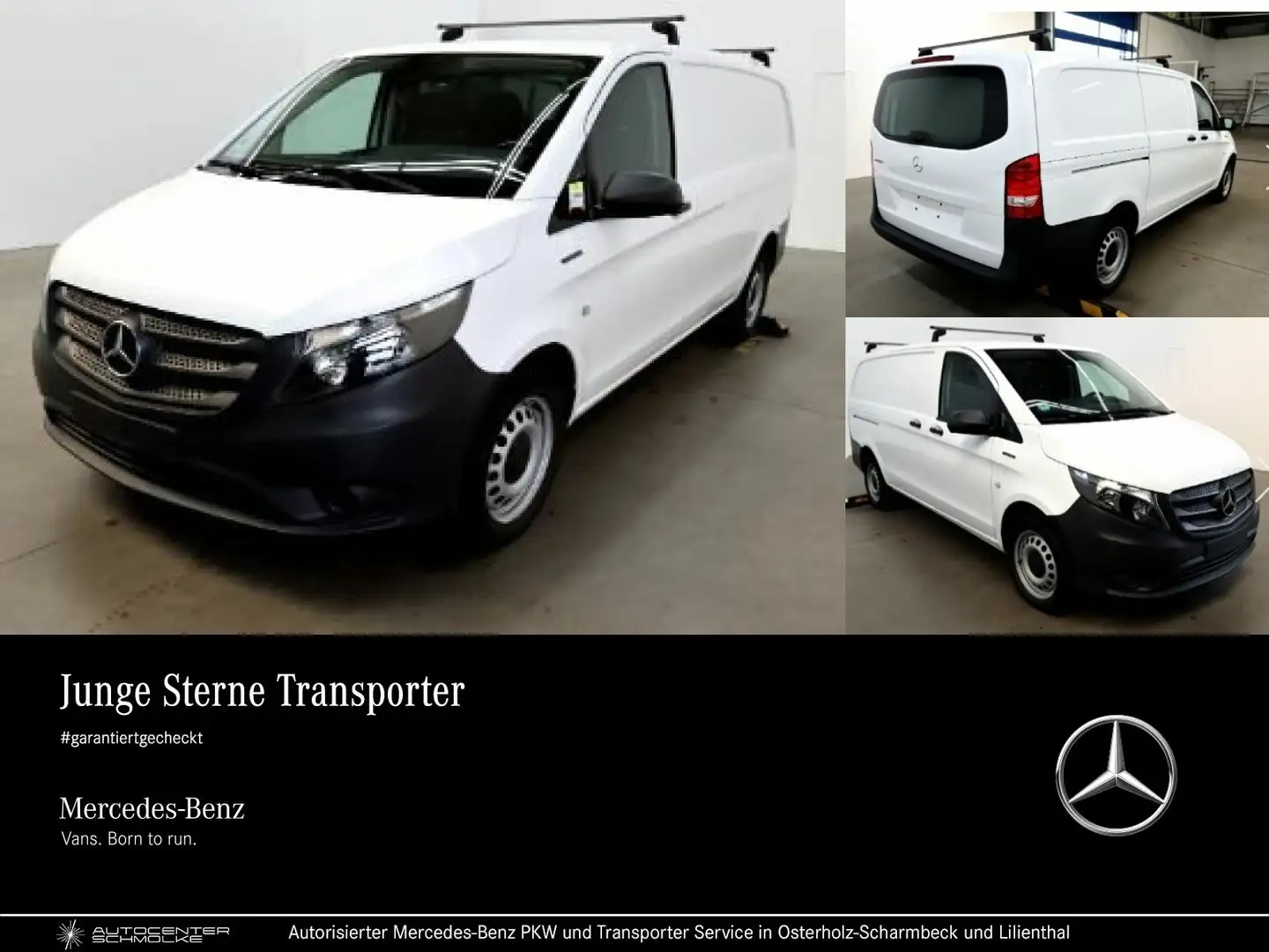 Mercedes-Benz eVito 111 Ka L *SHZ für Fahrer* Blanc - 1