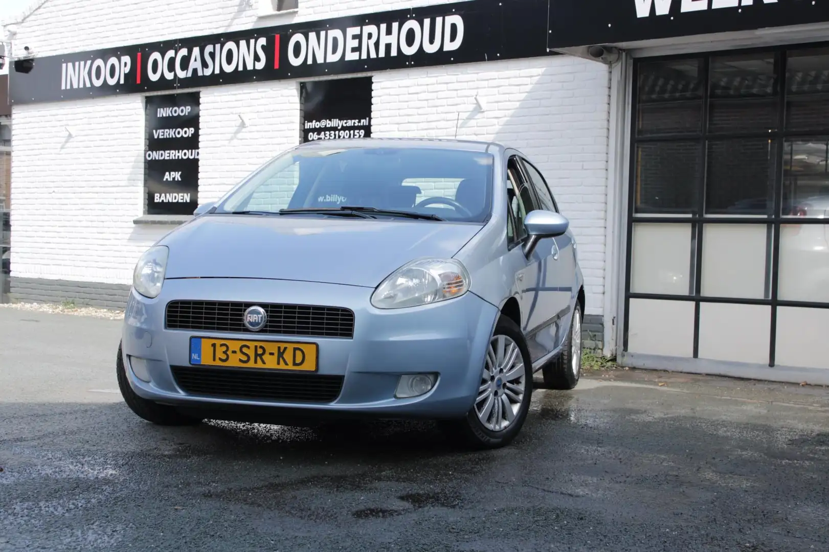 Fiat Grande Punto 1.4 Edizione Prima | Airco | Elec ramen | Trekhaak Blauw - 1
