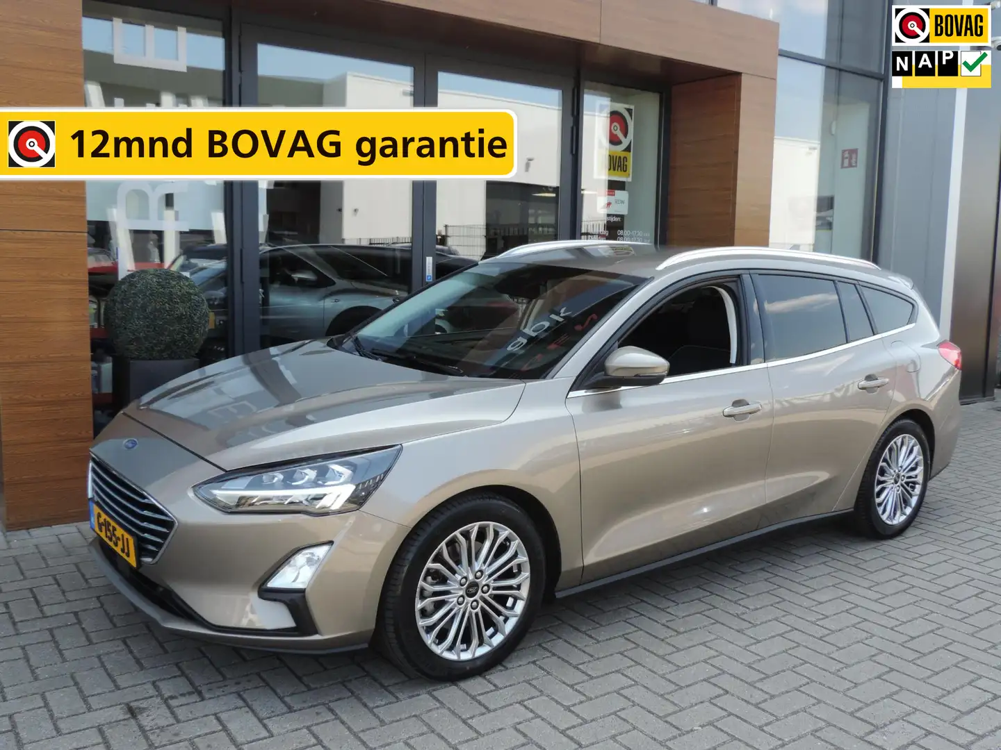 Ford Focus Wagon 1.5-T 150PK Titanium Business | LED kopl | B Beige - 1