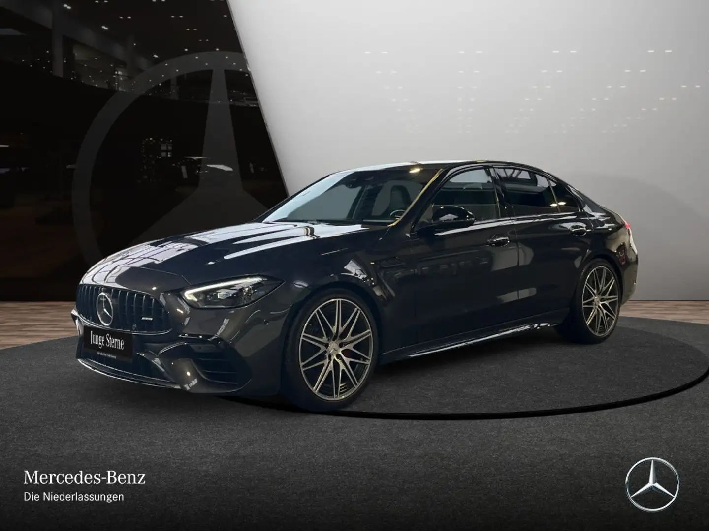 Mercedes-Benz C 63 AMG C 63 S E NIGHT+DRIVERS+360+AHK+BURMESTER+PERFSITZE Grau - 2