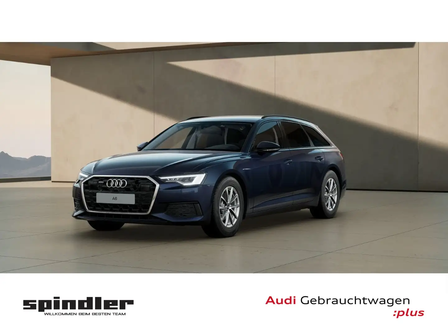Audi A6 40TDI quattro S-tronic / Matrix, Standh Blau - 1
