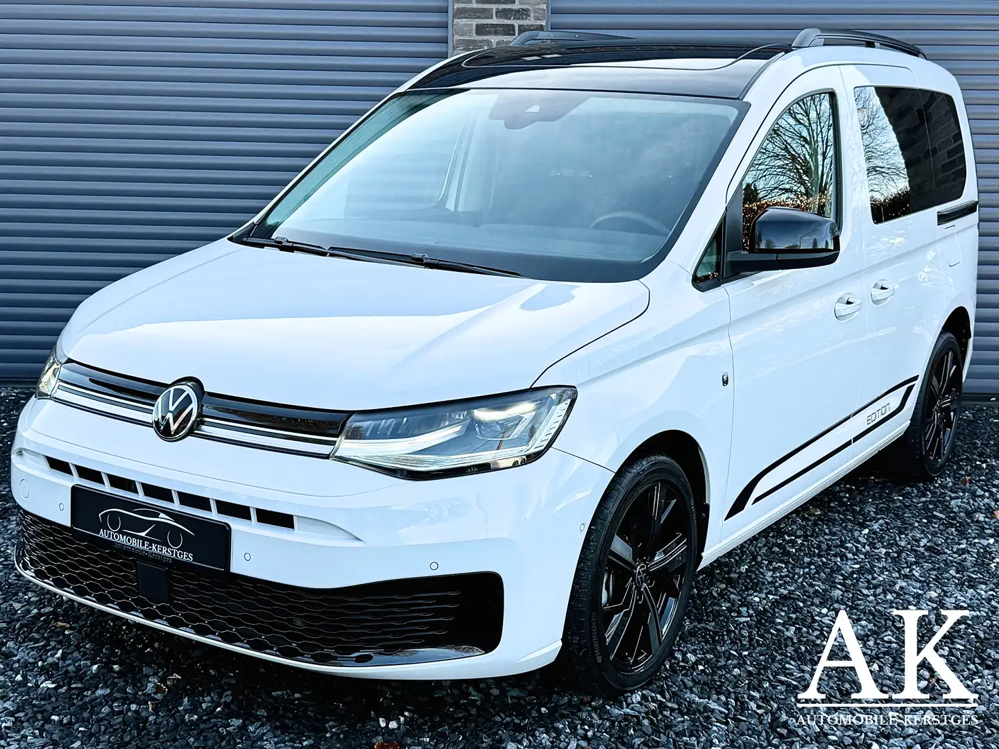 Volkswagen Caddy 2.0 TDi DSG Edition l Chauff Aux l Remorque l CAM Blanc - 1
