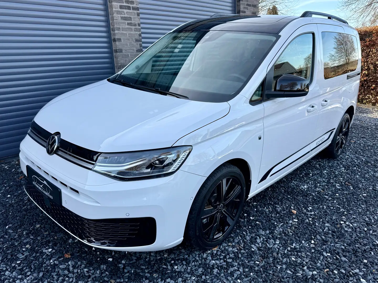 Volkswagen Caddy 2.0 TDi DSG Edition l Chauff Aux l Remorque l CAM Blanc - 2