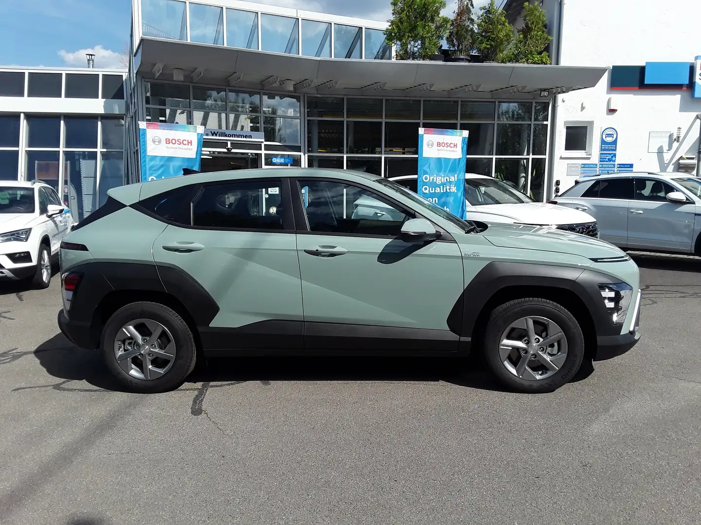 Hyundai KONA 1.6 GDI DCT Hybrid Select 129PS NAVI LED, RFK uvm. Grün - 2