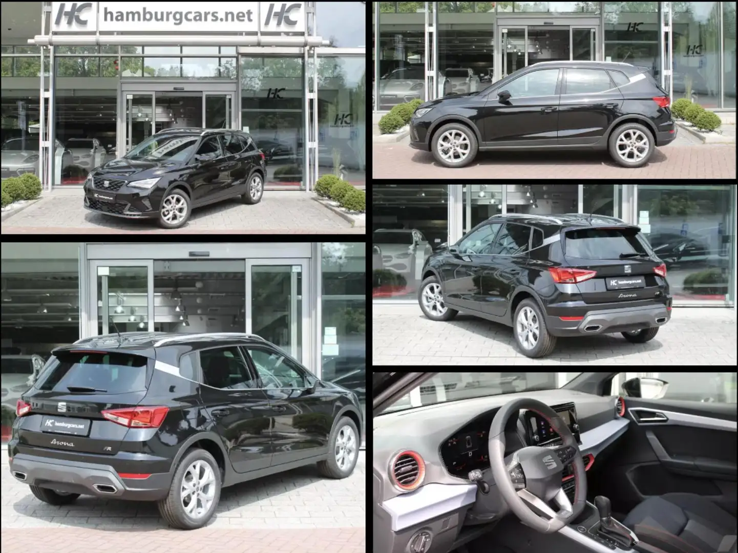 SEAT Arona FR 1,0 DSG (c.-32%)Vision-Assistenz-WinterPaket... Schwarz - 1