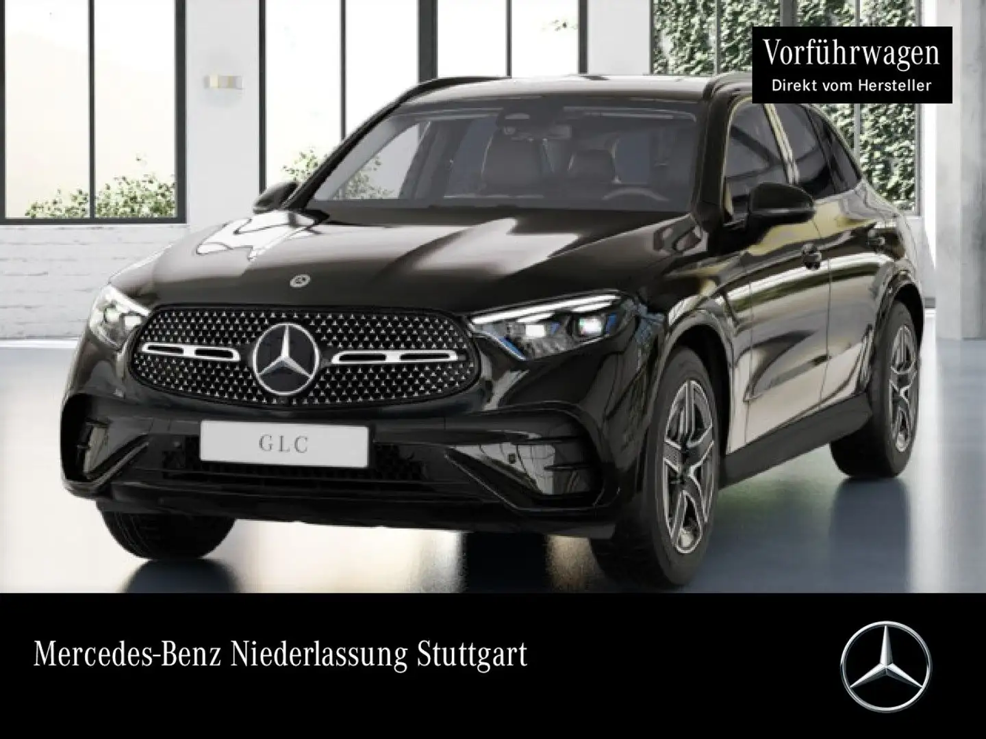 Mercedes-Benz GLC 200 4M AMG+NIGHT+KAMERA+TOTW+KEYLESS+9G Schwarz - 1