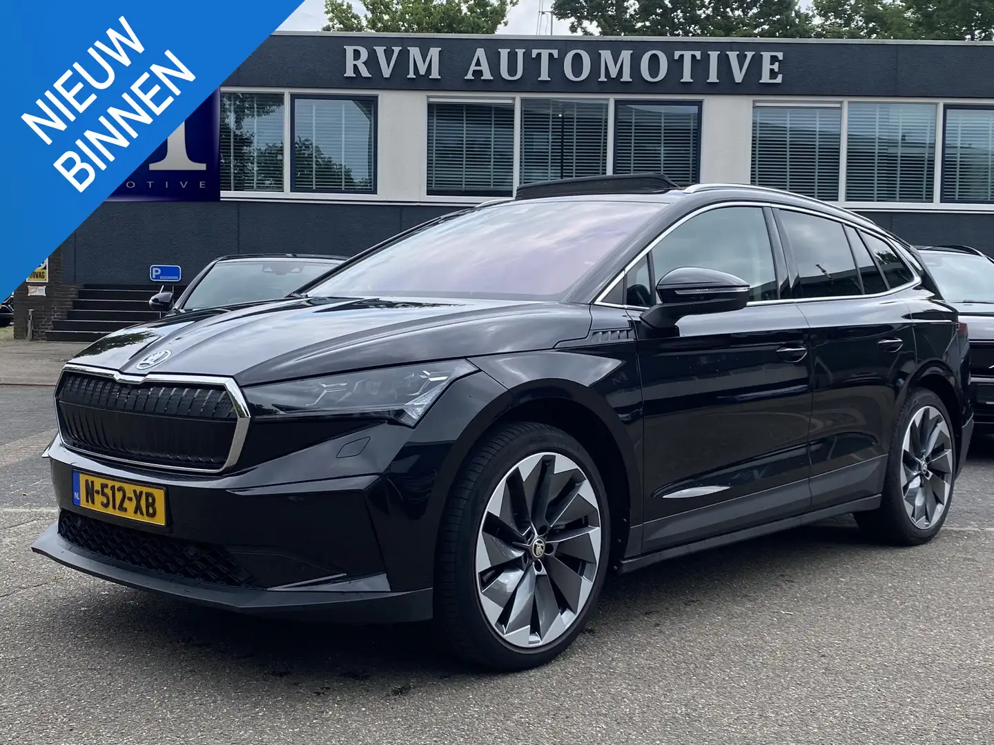 Skoda Enyaq iV 60 ORIG. NL. NAP KM. | CAMERA | STOELVERWARMING Zwart - 1