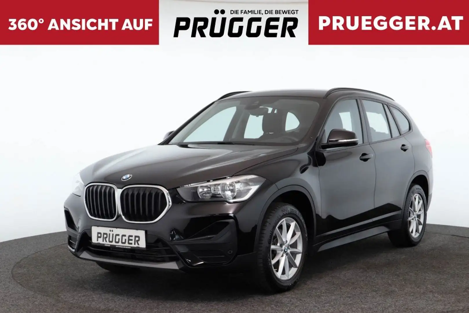 BMW X1 sDrive16d Auto. NAVI HEADUP TELEFON E-KLAPPE KA Noir - 1
