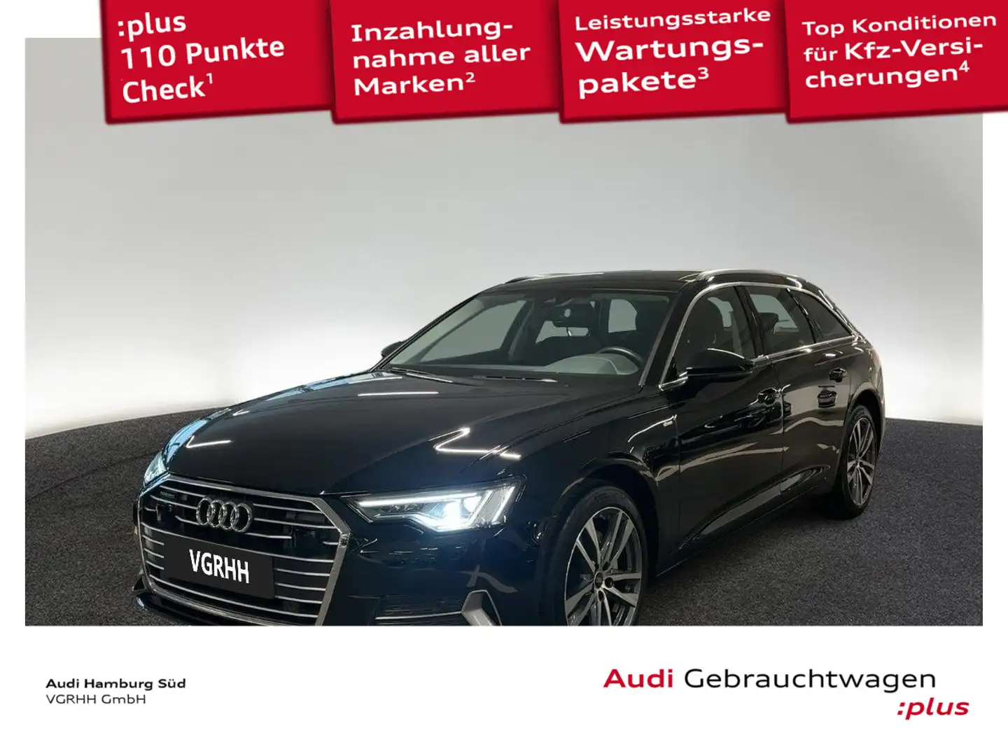Audi A6 40 TDI sport quattro NAV/MATRIX/PANO Negro - 1