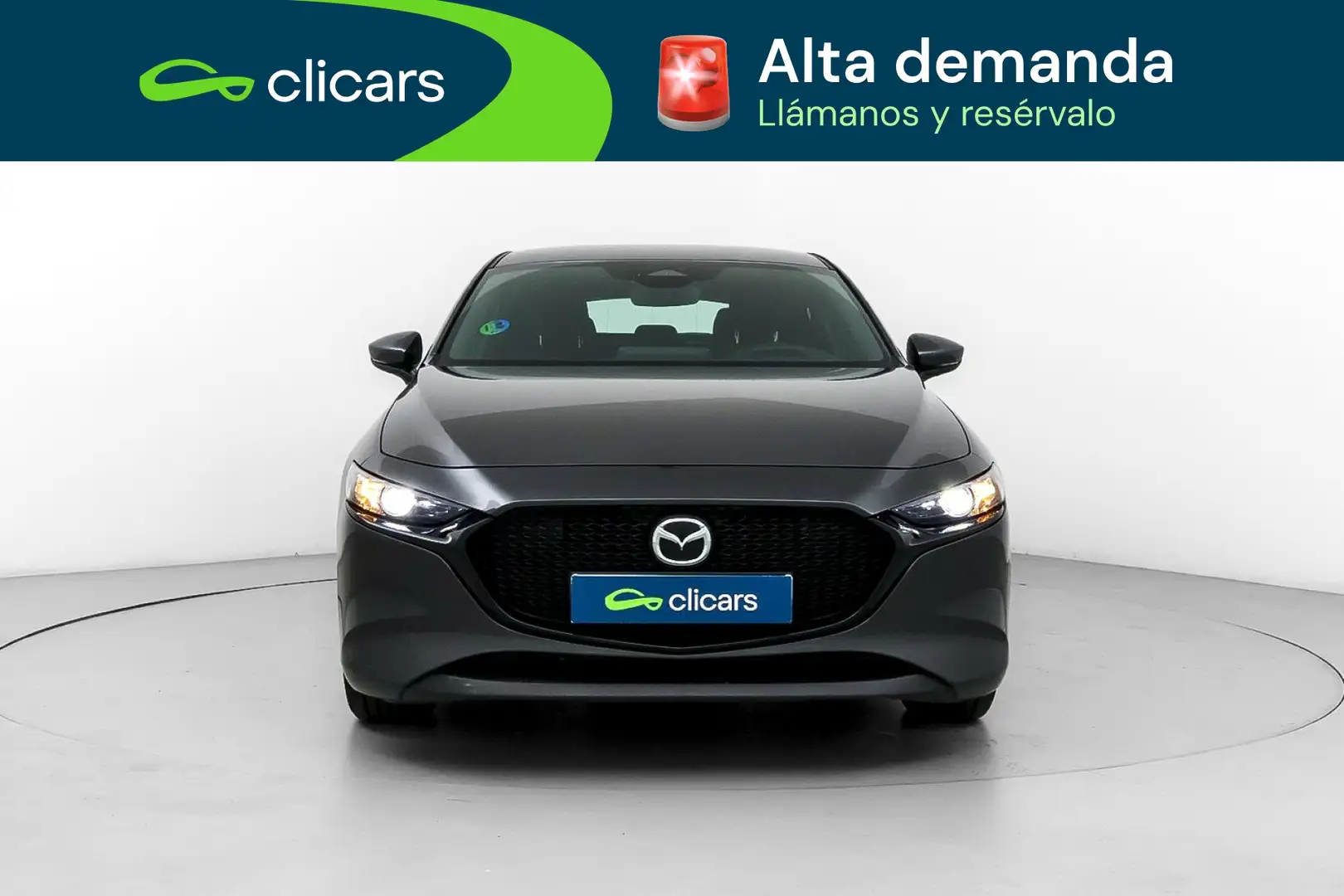 Mazda 3 2.5 e-Skyactiv-G Prime-line Aut. 103kW Gris - 2