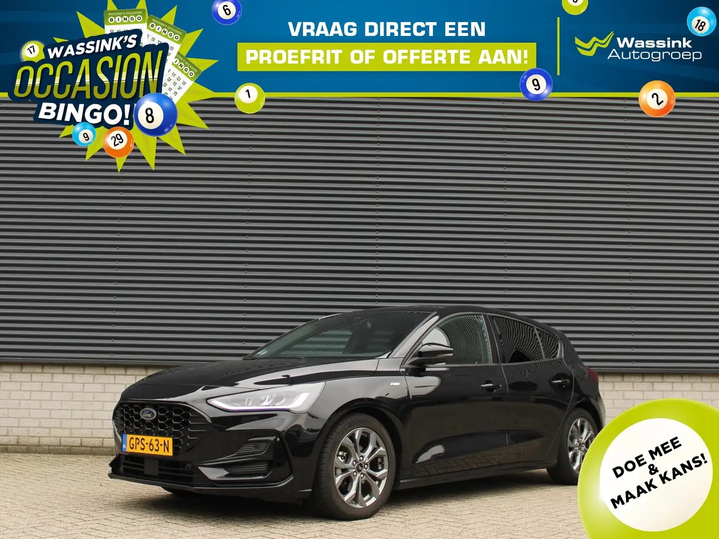Ford Focus 155pk I ST-line I Cruise Control I Parkeersensoren Noir - 1