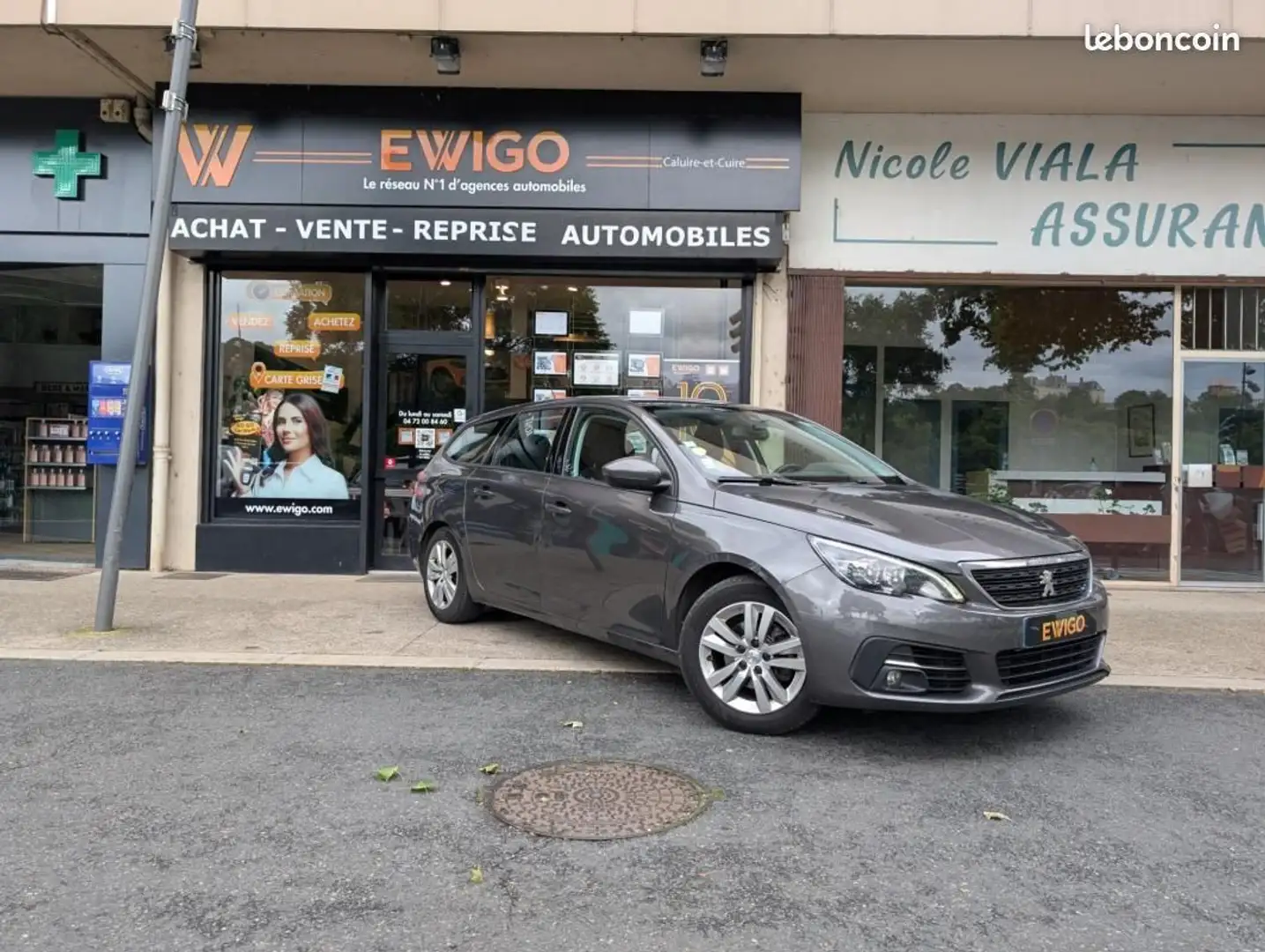 Peugeot 308 II 1.5 BLUEHDI 130 ch S&S ACTIVE BUSINESS Gris - 1