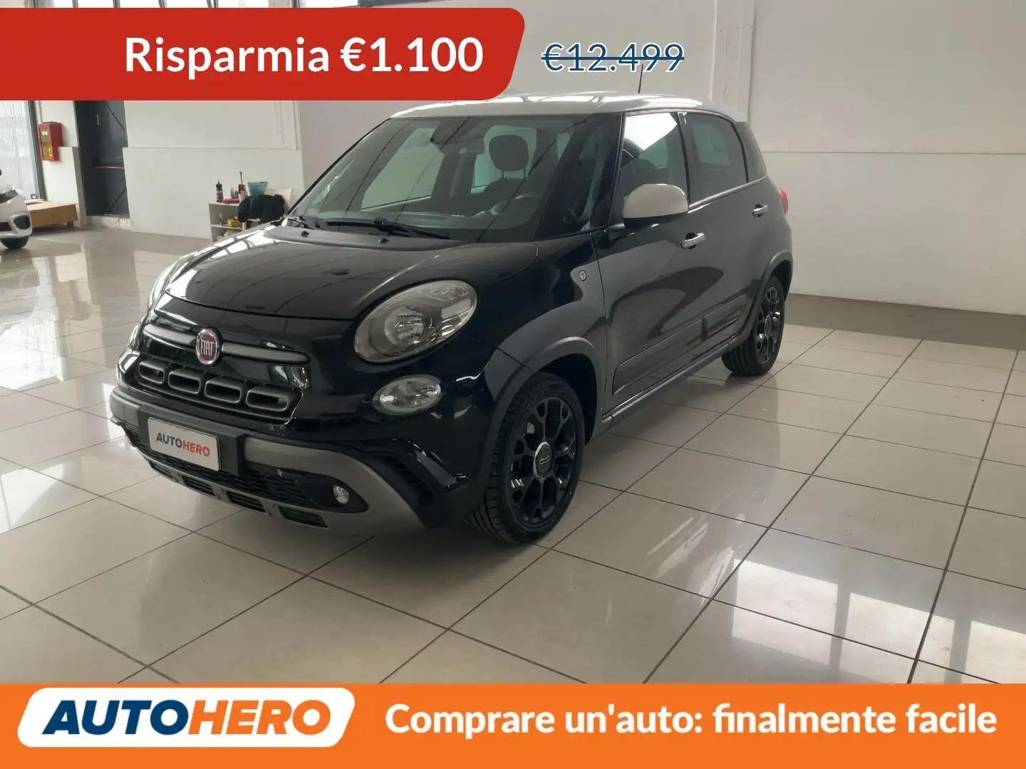 Fiat 500L 1.4 Cross 95 CV Schwarz - 1