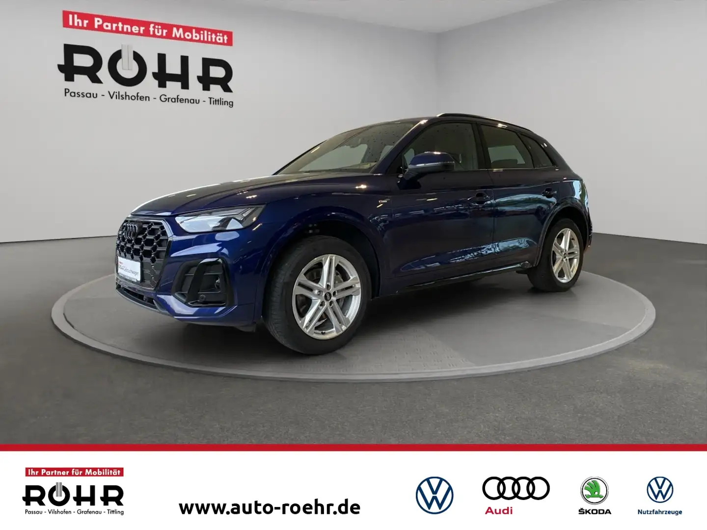 Audi Q5 S LINE (PDC PLUS.NAVI.SHZ.LED.GRA) 2.0 TDI quattro Blau - 1