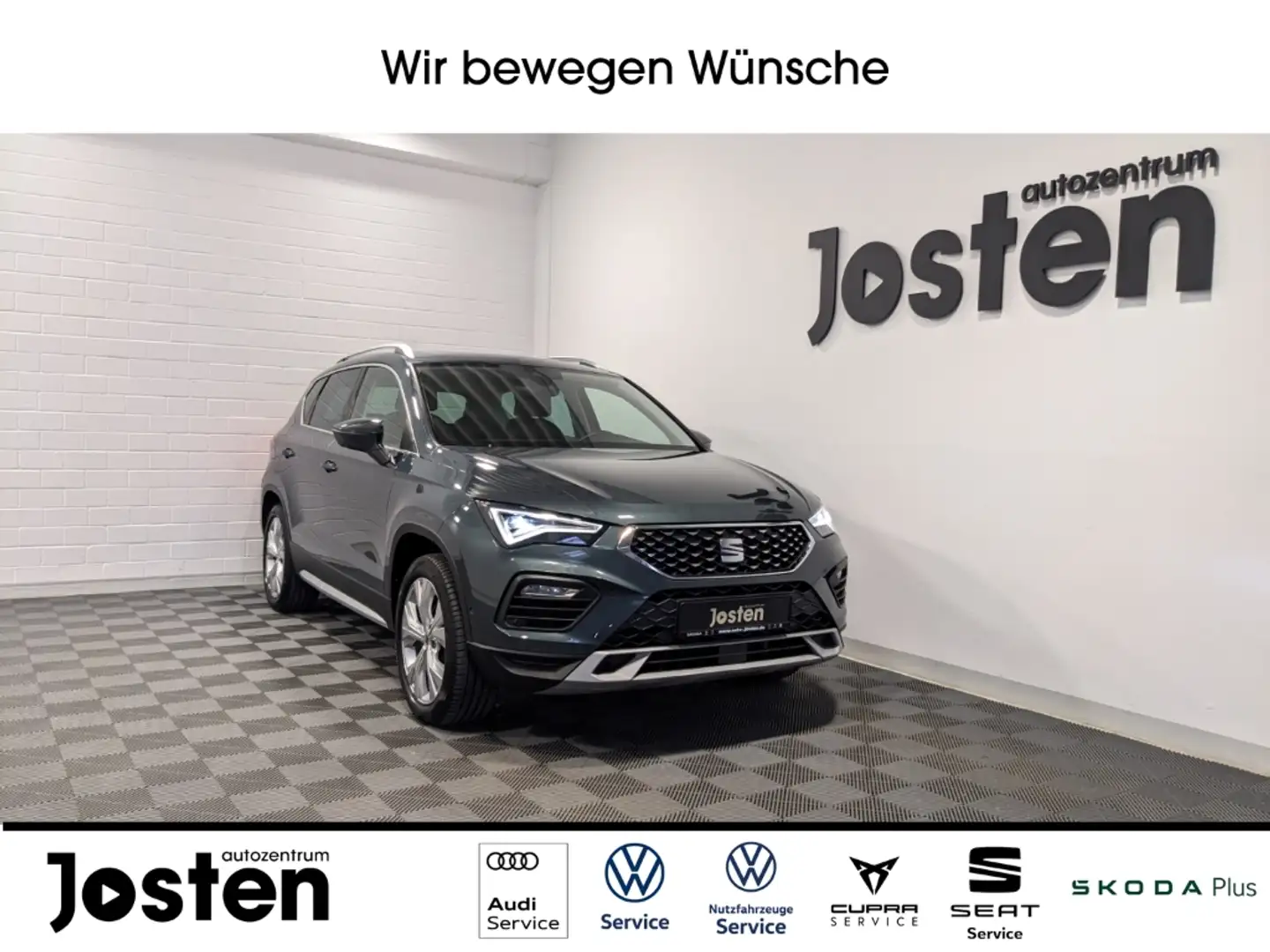 SEAT Ateca Xperience 2.0 TDI 4D DSG LED AHK Pano KAM Grün - 1