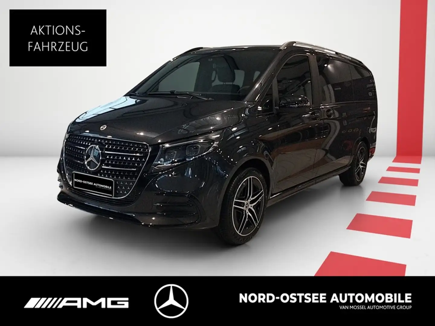 Mercedes-Benz V 300 d 4M AVANTGARDE LANG AMG+PANO+SITZKLIMA+AHK Grau - 1