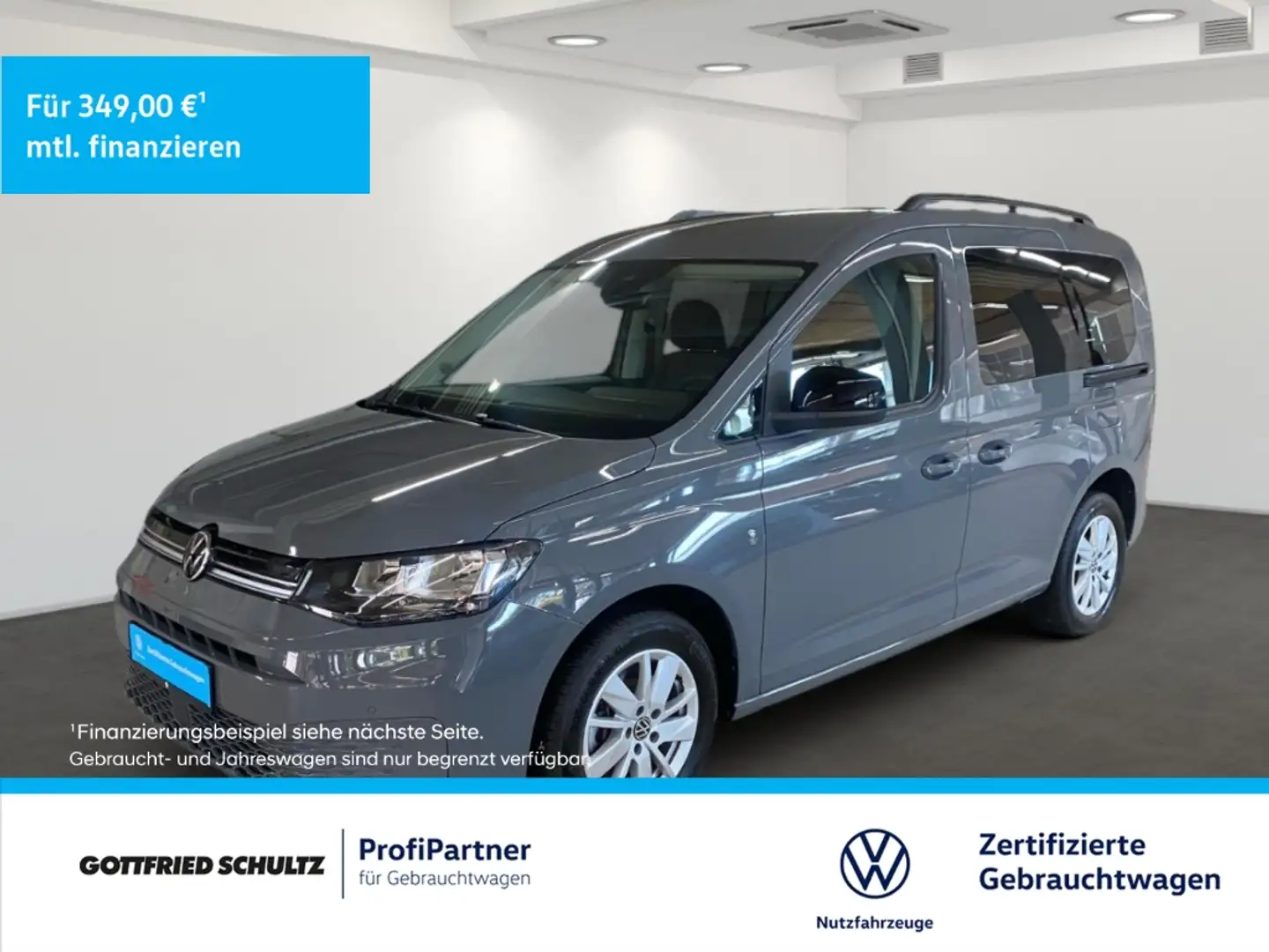 Volkswagen Caddy 1.5 TSI Life Anhängekupplung Navigation Gris - 1
