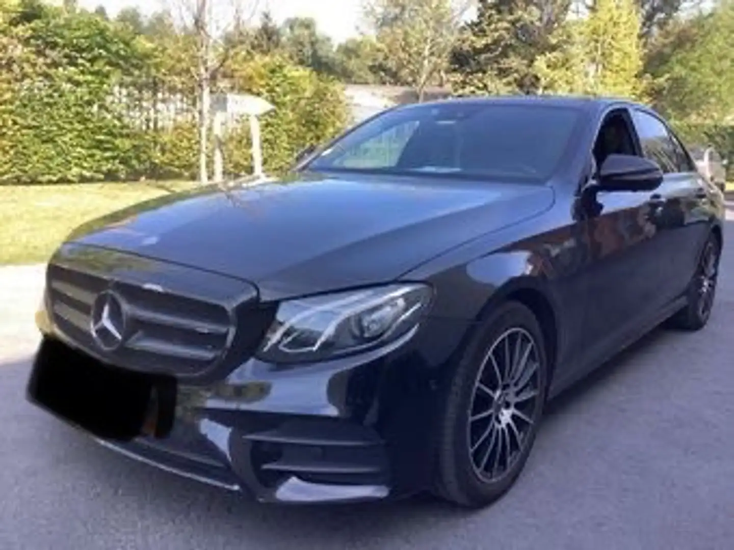 Mercedes-Benz E 220 E220  d AMG Line panoramique camera Nero - 1