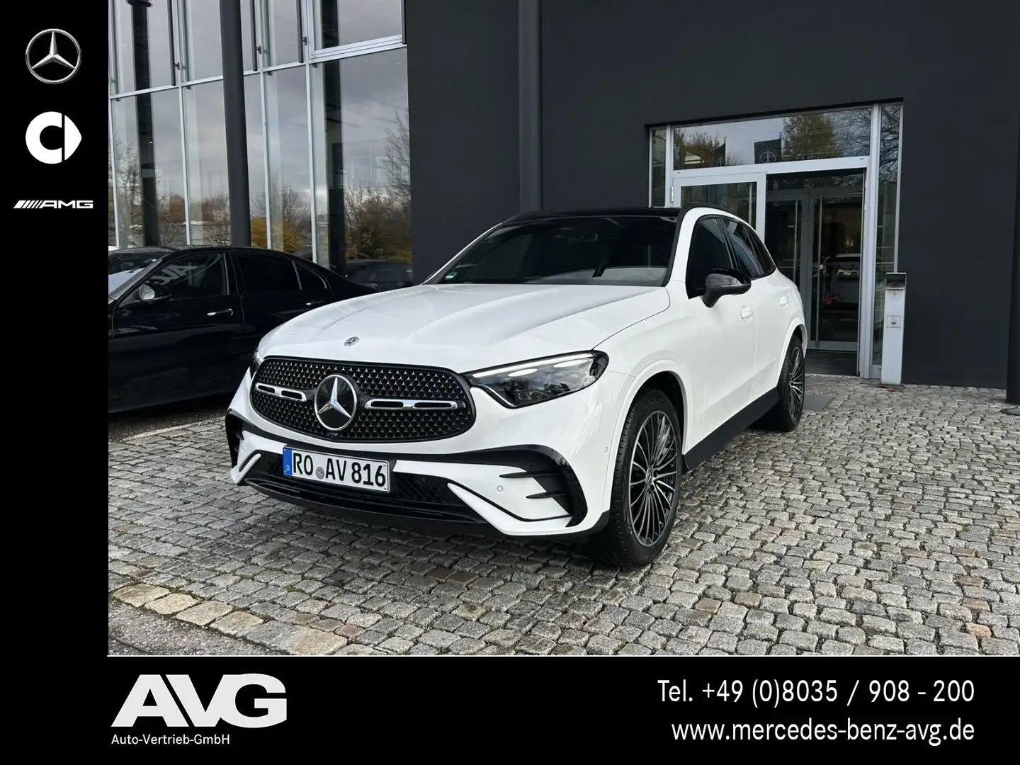 Mercedes-Benz GLC 220 GLC 220 d 4M AMG Pano AHK DIGITAL Night RF 360° Weiß - 1