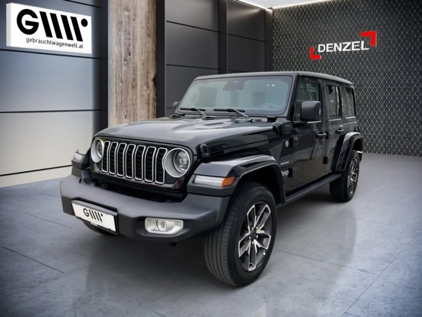 Jeep Wrangler Sahara 2.0 PHEV 380 PS AT 4xe Schwarz - 1