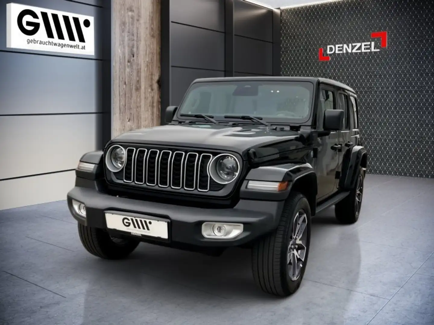 Jeep Wrangler Sahara 2.0 PHEV 380 PS AT 4xe Schwarz - 2