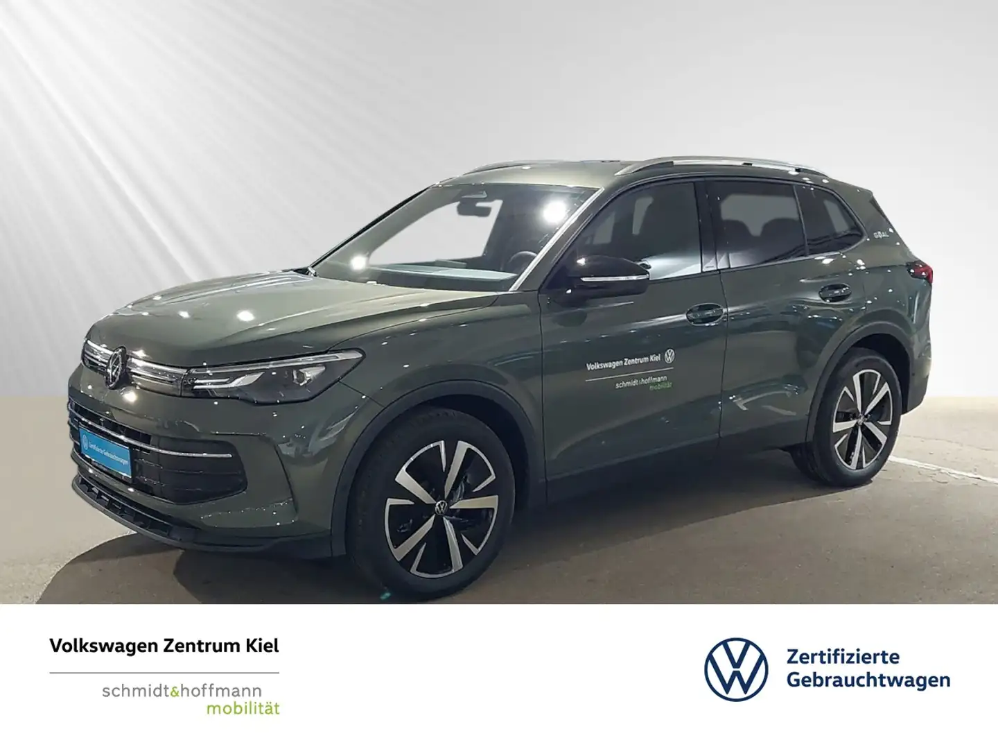 Volkswagen Tiguan GOAL 1.5 eTSI NAVI+SITZHZ+ACC+RFK+CARPLAY Klima Grün - 1