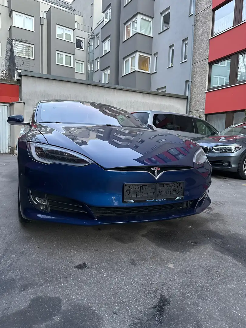 Tesla Model S 75D Allradantrieb Blau - 1