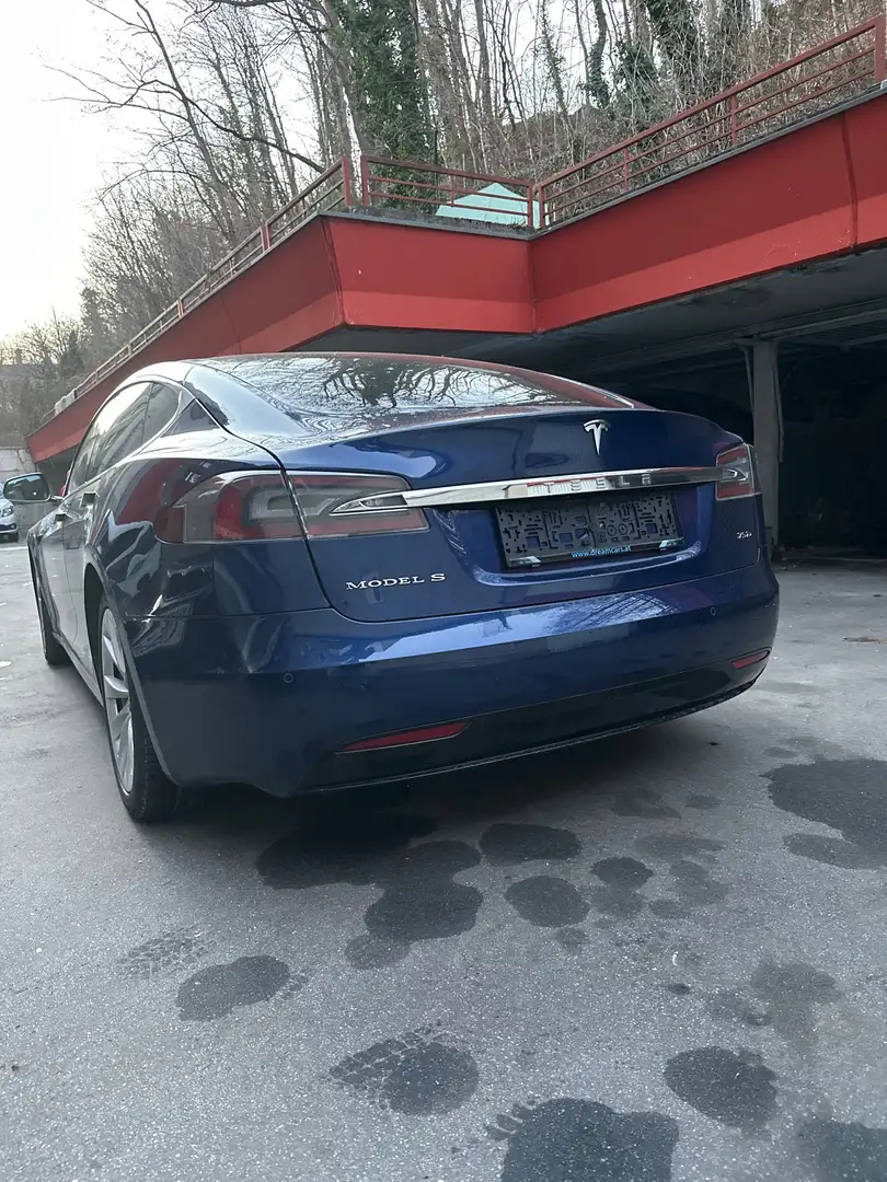 Tesla Model S 75D Allradantrieb Blau - 2