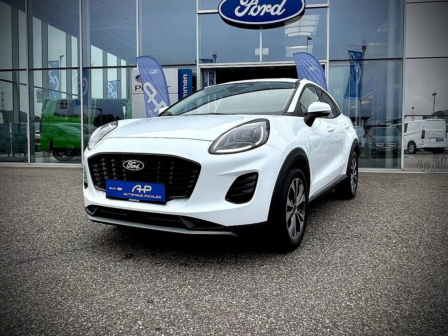 Ford Puma Titanium 1,0 EcoBoost Hybrid 125PS LEASING AKTION Weiß - 1