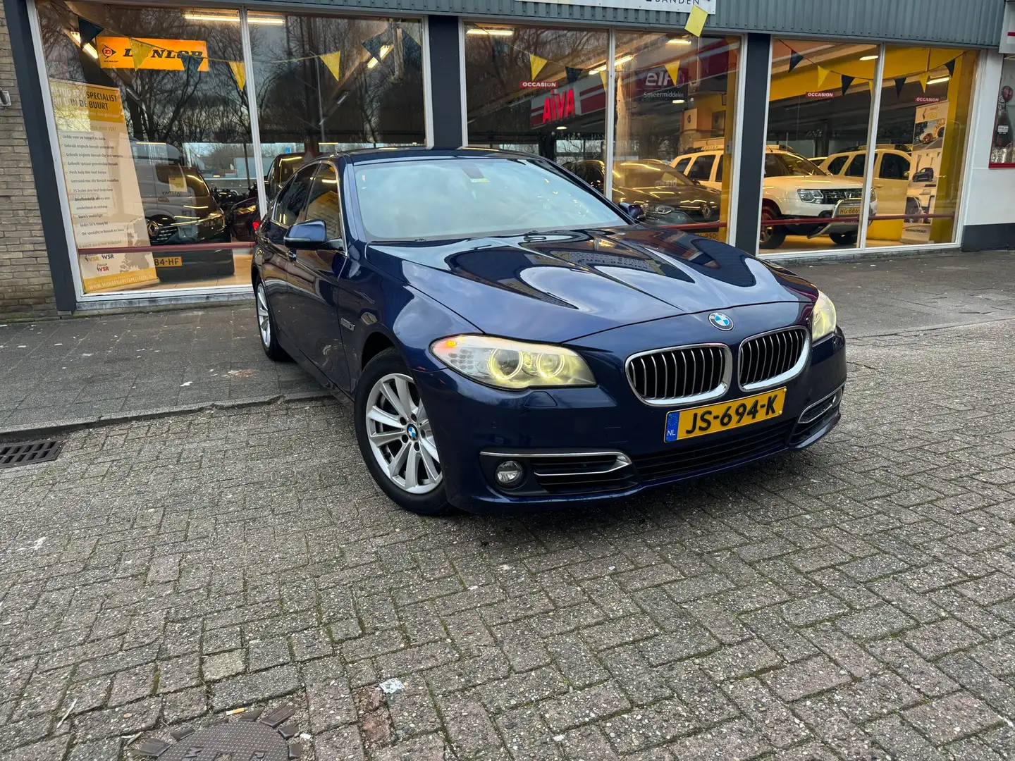 BMW 518 518d Aut. Luxury Line Bleu - 1