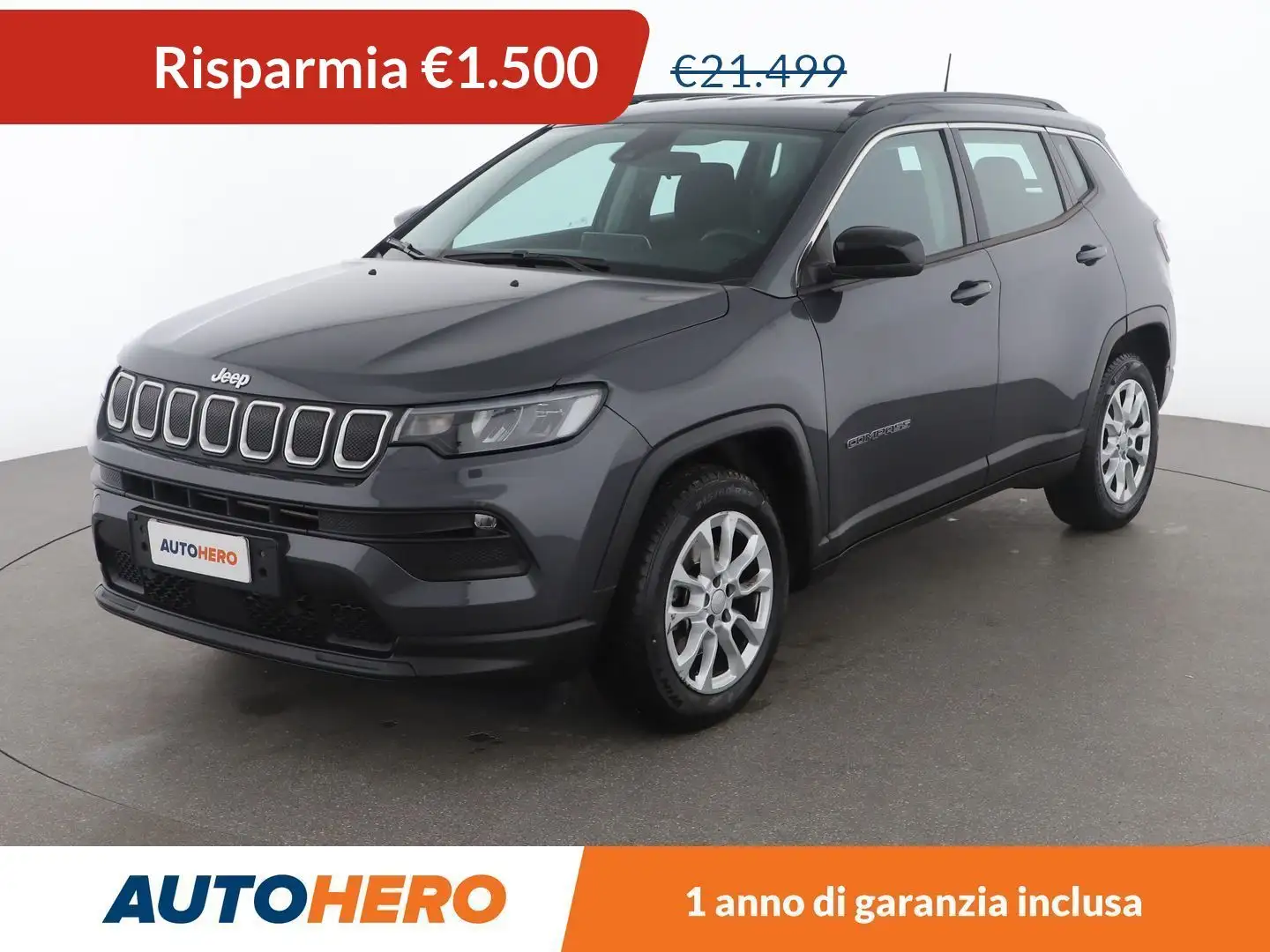 Jeep Compass 1.6 M-Jet Longitude Gris - 1