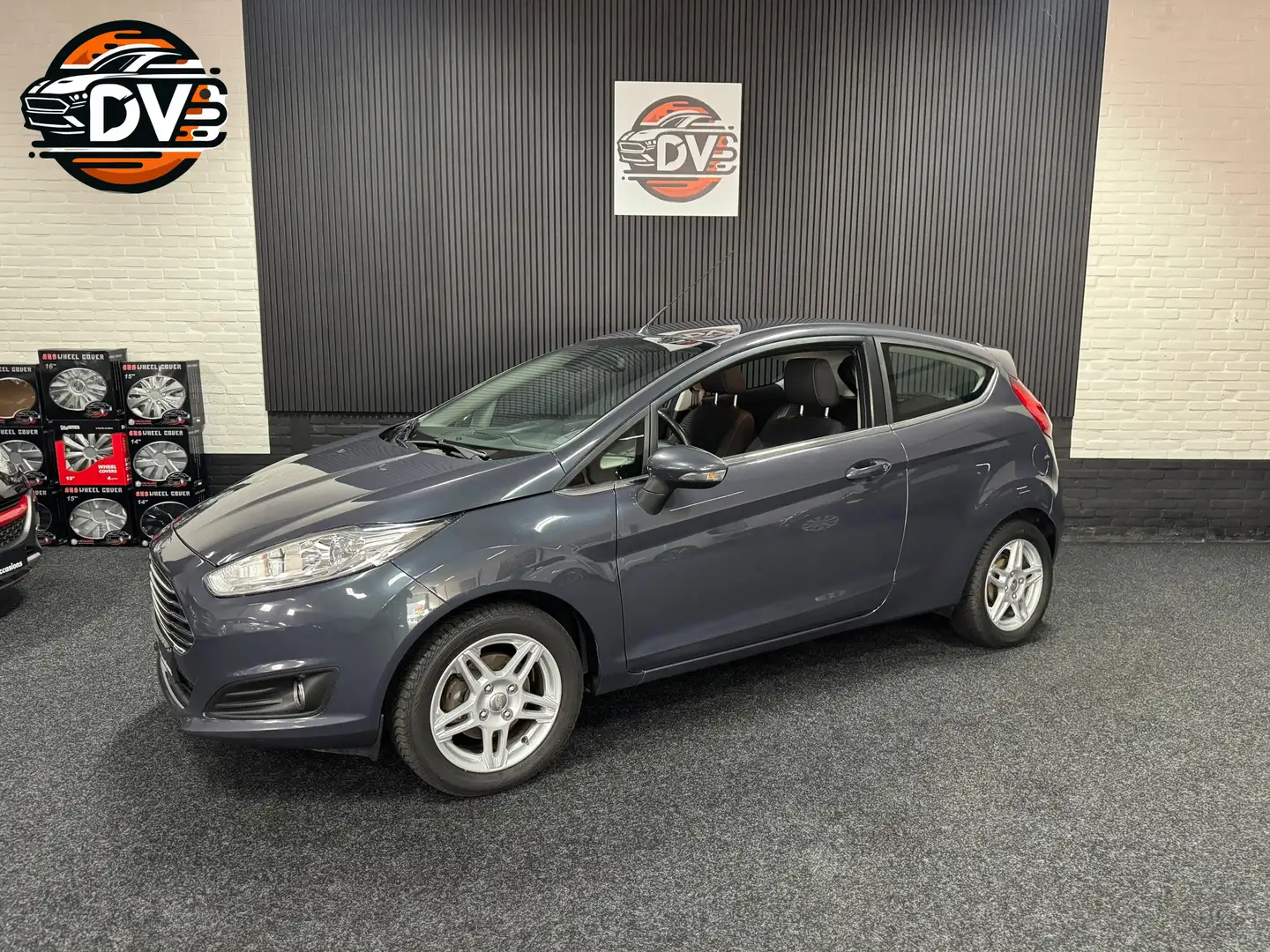 Ford Fiesta 1.0 EcoBoost Titanium, NAV, STL VERW, CLIMAT, PDC, Bleu - 1