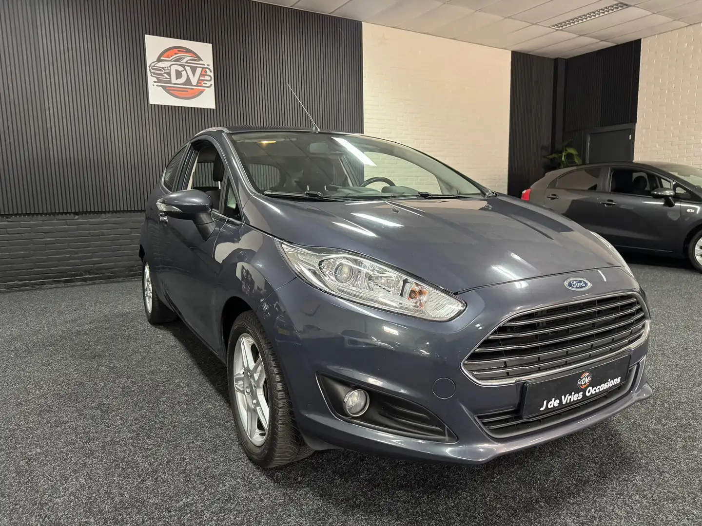 Ford Fiesta 1.0 EcoBoost Titanium, NAV, STL VERW, CLIMAT, PDC, Bleu - 2